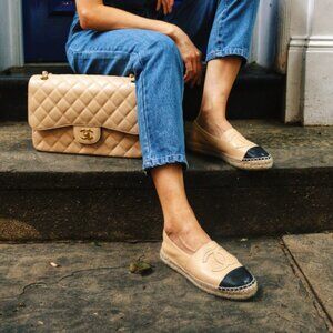 Chanel Lambskin Espadrilles
